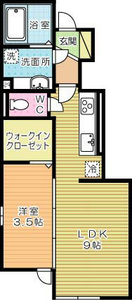 リーヴァ・ヴィラ　ヴィラ 106号室 間取り