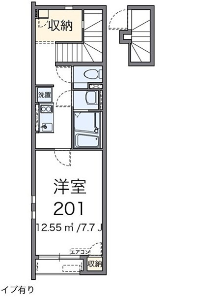 クレイノＴヴィルヌーブ6 間取り