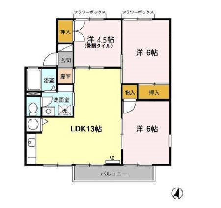 ＣＡＳＡＤＥ１２　Ｂ 間取り図