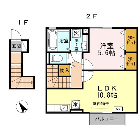 サニーヒルⅡ 間取り図