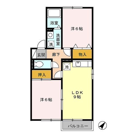チェリーハウス 間取り図