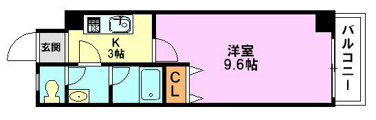 グリーンノア泉 203号室 間取り