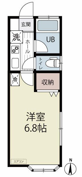 第5愛和ハイツ 201号室 間取り