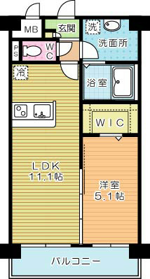 リオ　ラクーコ 807号室 間取り