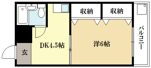 ルナ・クレセント2nd 間取り