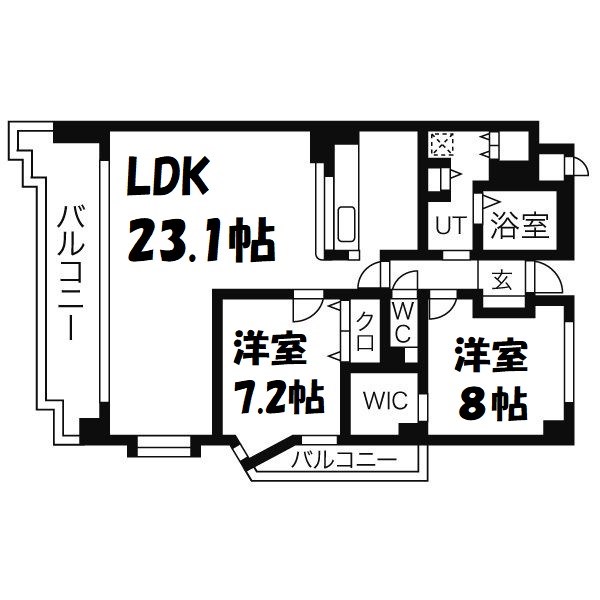 アイユー八事 間取り図
