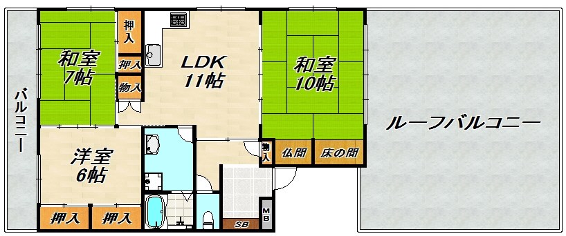 ベルメゾン井上 間取り図
