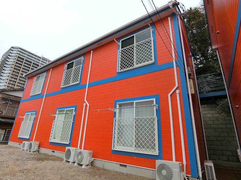 オレンジ色の建物♪
