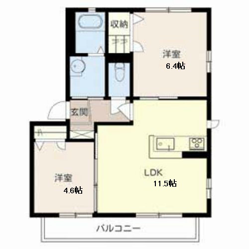 PARADORES Ｃ棟 間取り図