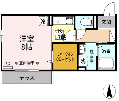 エトーレ・DⅢ 間取り
