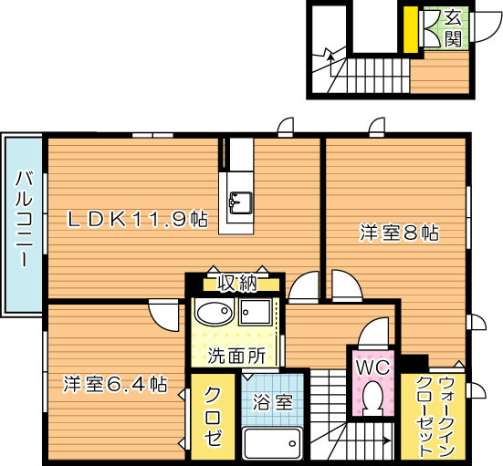 プロヌーブシャイン  間取り