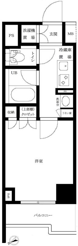 ルーブル仲六郷壱番館 間取り