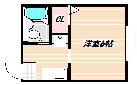 サニーコート中山Ⅰ 間取り図