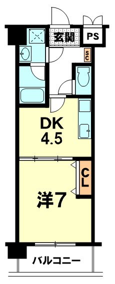 エンゼルプラザ彦根ベルロード 間取り図