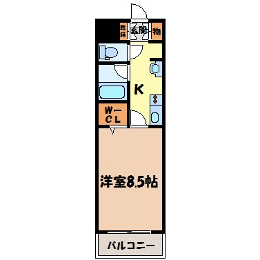 LUMINOUS東別院 間取り図