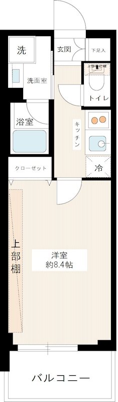 フュージョナル王子HY's 1205号室 間取り