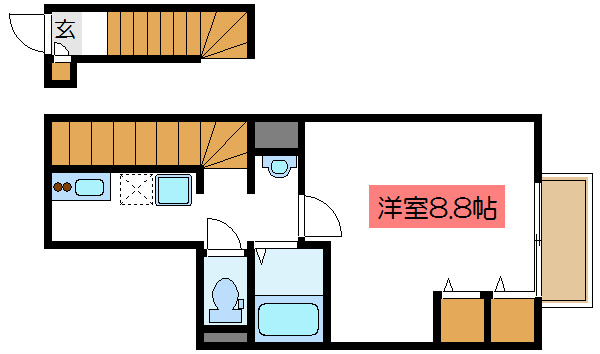 LINK　SHINKOIWA 間取り