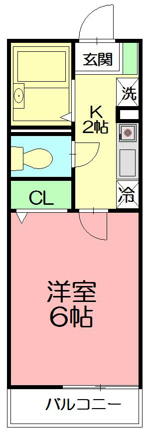 学遊館 103号室 間取り