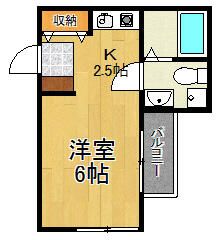 ミラクレスト戸塚 205号室 間取り