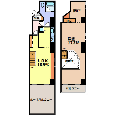 丸の内セントラルハイツ 間取り図