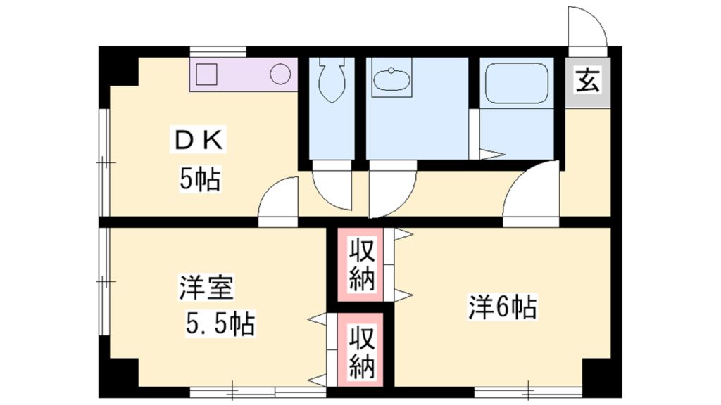 新在家ビル 間取り図