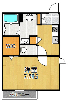 CASA BIANCA 301号室 間取り