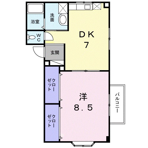 鹿児島県鹿児島市田上台３丁目66-3 間取り