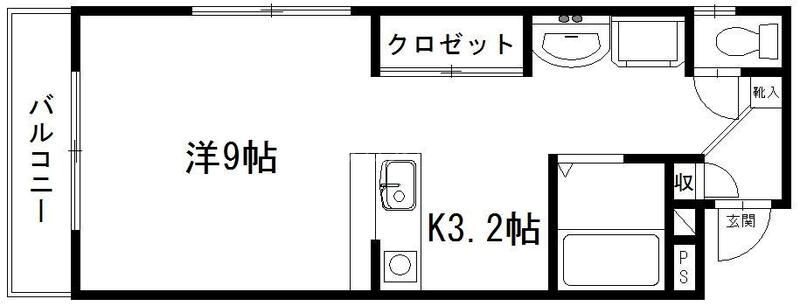 サンライフ鴨江 間取り図