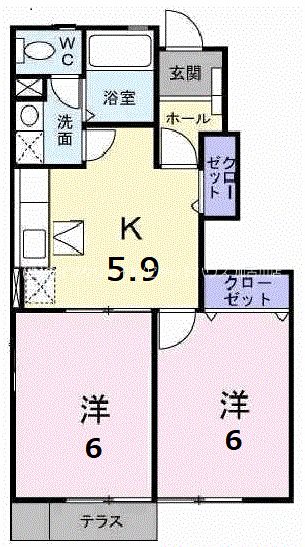 宮北ガーデンハウス 間取り図