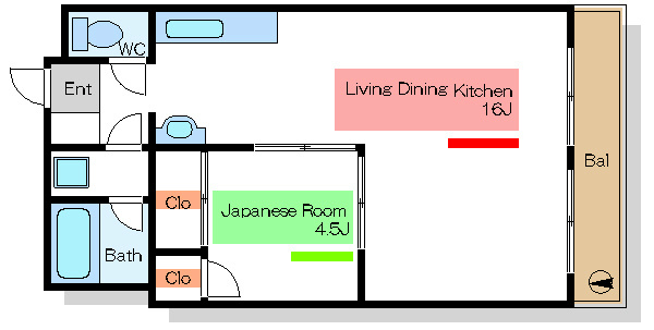 コータス木場     間取り図