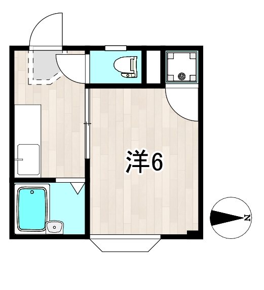 ハイツＲ＆Ｙ大みかＡ 間取り