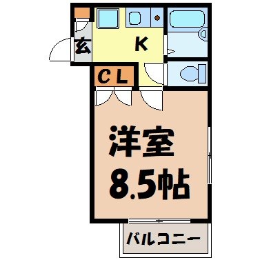 ヒルズ山花 間取り図