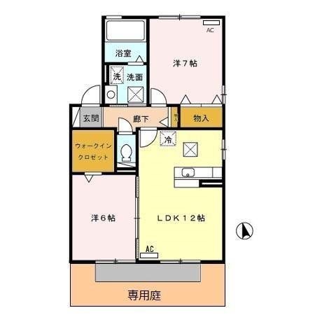 Villa RyutakuⅡ　B 間取り図