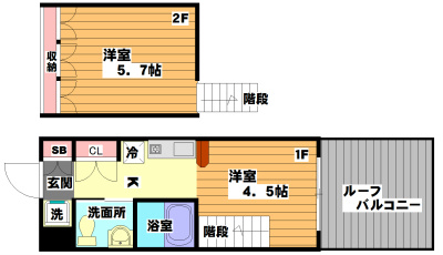 エンリィ学生マンション 間取り