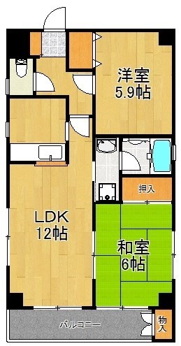ヴィラフォルテⅡ 間取り
