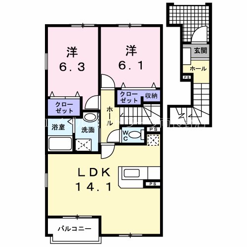 ヴィラミニョン 間取り