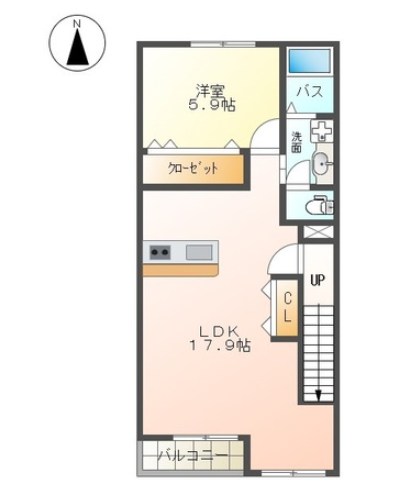 シューワリヴェルテ 203号室 間取り