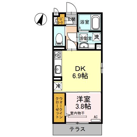 ボンシャンス薫風　B棟 間取り