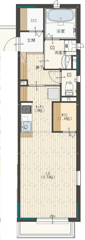 ルミエール野添 間取り図