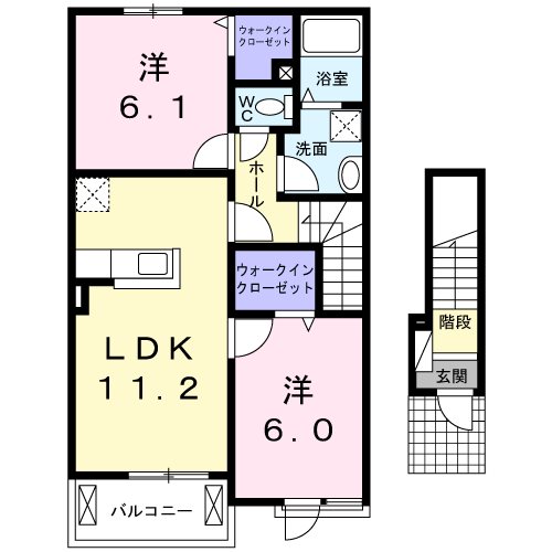 ケイツーレジデンスⅡ 間取り