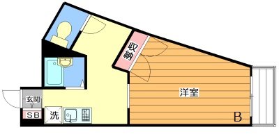 ウエストフィールドNo.3 間取り図