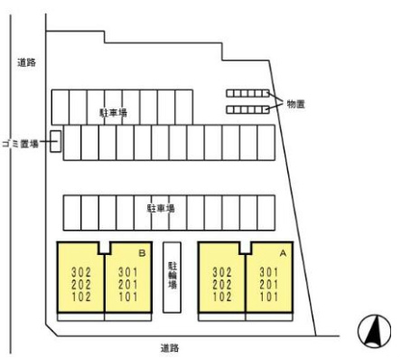 フェリーチェ　A 駐車場
