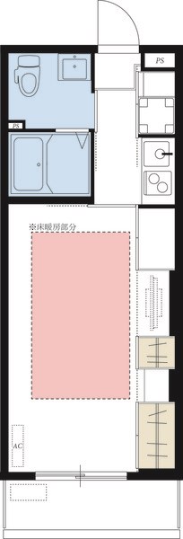リブリ・平塚 103号室 間取り
