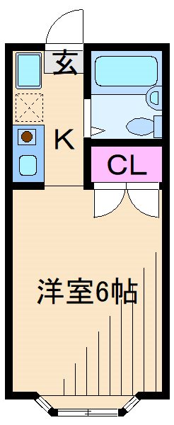 ＫＭハイツ 間取り