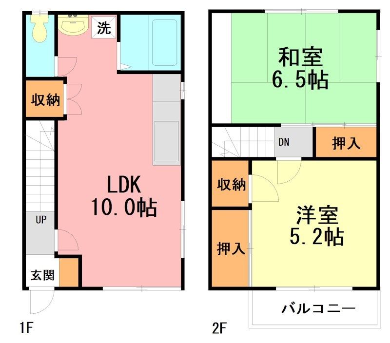 エスポワール藤ヶ谷 1号室 間取り