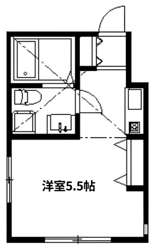アーバンコート二俣川A棟 間取り図