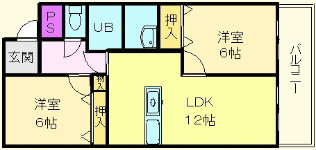 サニーコート中百舌鳥 間取り図