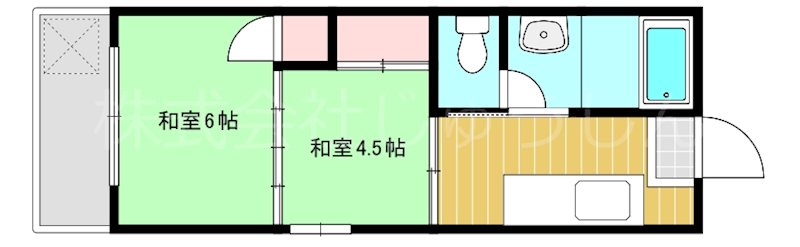 日吉第7コーポA棟 間取り