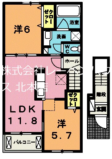 アンジュⅡ 間取り