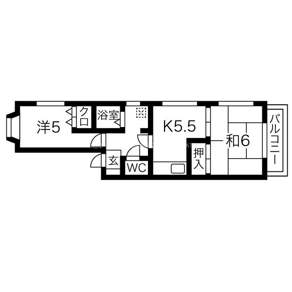 エクレールⅢ 間取り図